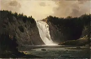 Waterfall on Mont-Morency (1864), Smithsonian American Art Museum, Washington