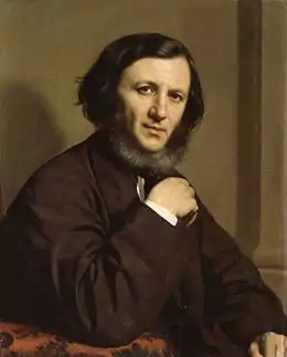 Portrait de Robert Browning (1858).