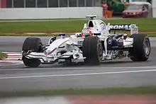 Photo de la BMW Sauber F1.08 de Robert Kubica