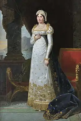 Portait de Letizia Bonaparte, née Maria-Letizia Ramolino, mère de Napoléon.