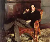 John Singer Sargent, Portrait de Robert Louis Stevenson, 1887
