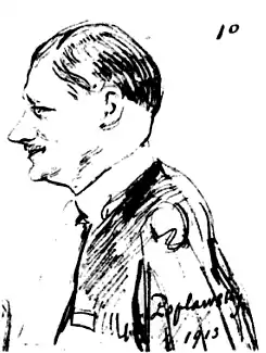 caricature représentant Robert Poplawski