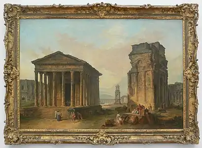 Hubert Robert : Les Ruines de Nîmes, Orange et Saint-Rémy-de-Provence