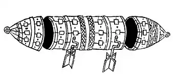 Dispositif de Roberto Valturio (1472).