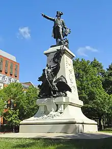 Statue du général de Rochambeau par Fernand Hamar.