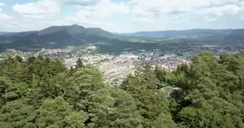 Roche Saint-Martin au-dessus de Saint-Dié-des-Vosges, été 2018.