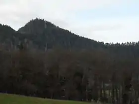 La Roche des Corbeaux et le col du Bon Dieu