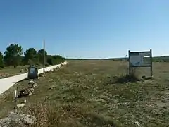 L'aérodrome vu du nord (le site est dorénavant clos).