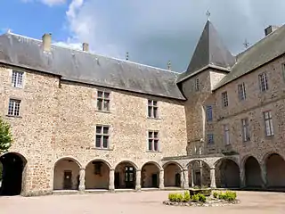 Cour intérieure du château