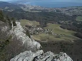 Vue sur Rochefort depuis les Tablettes