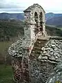 Vue de la chapelle de Rochegude.