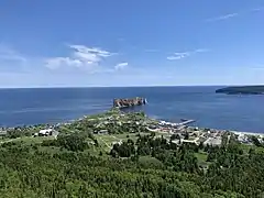 Le rocher Percé du Mont Sainte-Anne