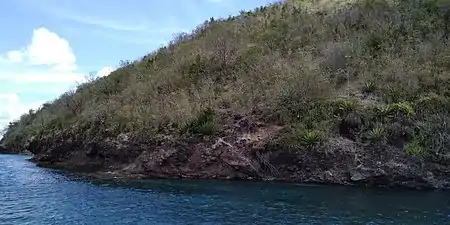 L'anse est formée à partir des écoulements de lave issus d'un volcan situé à l'emplacement du Morne Yoyo il y a 2,5 millions d'années.