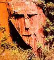 Tête d’Amérindien, plus connue sous le nom de Rock Face, dans les Rocheuses, État du Colorado.