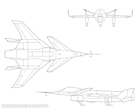 vue en plan de l’avion