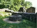 Les ruines du château Rodenstein près de Fränkisch-Crumbach.