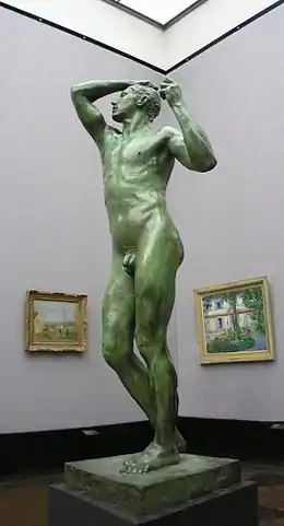L'Âge d'airain, la première statue en bronze d'Auguste Rodin de 1877.