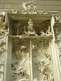 La Porte de l'Enfer, plâtre, Musée d'Orsay.