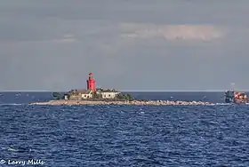 Le phare de l'île de Ruuskeri.