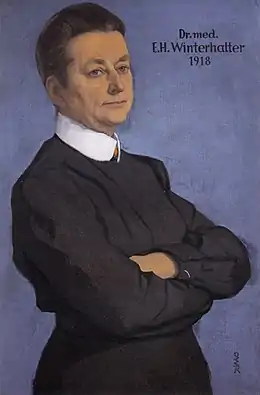 Portrait d'Elisabeth Winterhalter, 1918