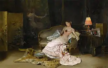 Rêverie pendant le bal, Rogelio de Egusquiza, 1879