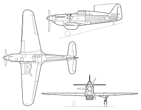 vue en plan de l’avion