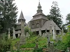 Église de l'Esprit-Saint, en bois, classée.