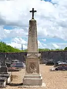Monument à Lancelin, curé de Roinville, 1862.