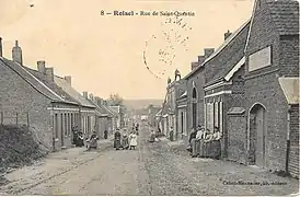 La rue de Saint-Quentin avant guerre.