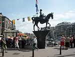 Statue équestre de la reine Wilhelmine, Amsterdam