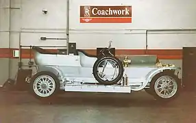 Rolls Royce Silver Ghost AX201 restaurée.