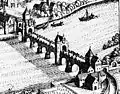 Le pont romain d'après une eau-forte de Merian 1646