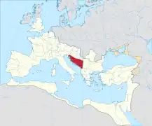 La Dalmatie dans l'Empire romain, vers 125