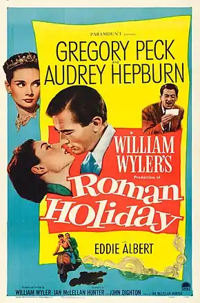 Description de l'image Roman Holiday (1953 poster).jpg.