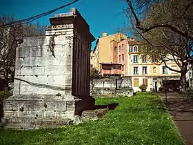 Vue du mausolée de Turpio