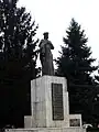 La statue de Roman Ier de Moldavie.