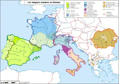 Les autres langues romanes