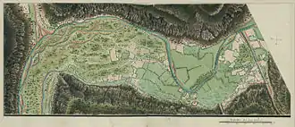 Plan ancien d'une vallée