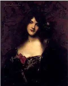 Portrait de jeune fille (c. 1893).