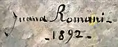 Signature de Juana Romani