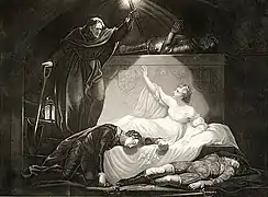 Romeo and Juliet, dernière scène, d'après James Northcote.