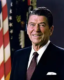 Portrait officiel de Ronald Reagan