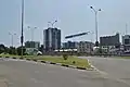 Rond-point de Bonanjo à Douala au Cameroun