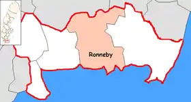 Localisation de Ronneby