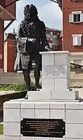 Statue de Georges Rooke, érigée en 2004 pour célébrer le 300e anniversaire de la prise de Gibraltar