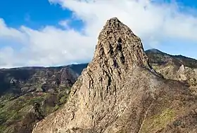 Vue du rocher d'Agando.