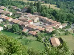 Le village vu du château