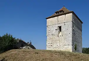 Donjon du château de Roquefort.