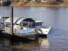 Embarcadère du Navibus sur la Loire à Trentemoult.