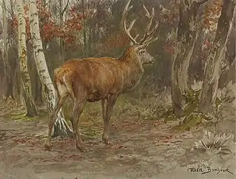 Cerf vigilant, 1883Collection privée, Vente 2007